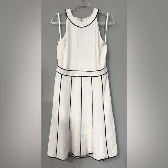 ANN TAYLOR PETER PIPED HALTER DRESS NWT (LAST CHANCE) - Picture 3 of 5